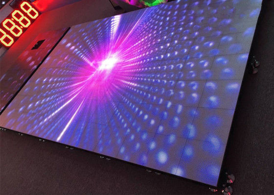 نمایشگر LED طبقه کف رقص مرحله DIY 3D IP31 4.81mm برای Bar Club